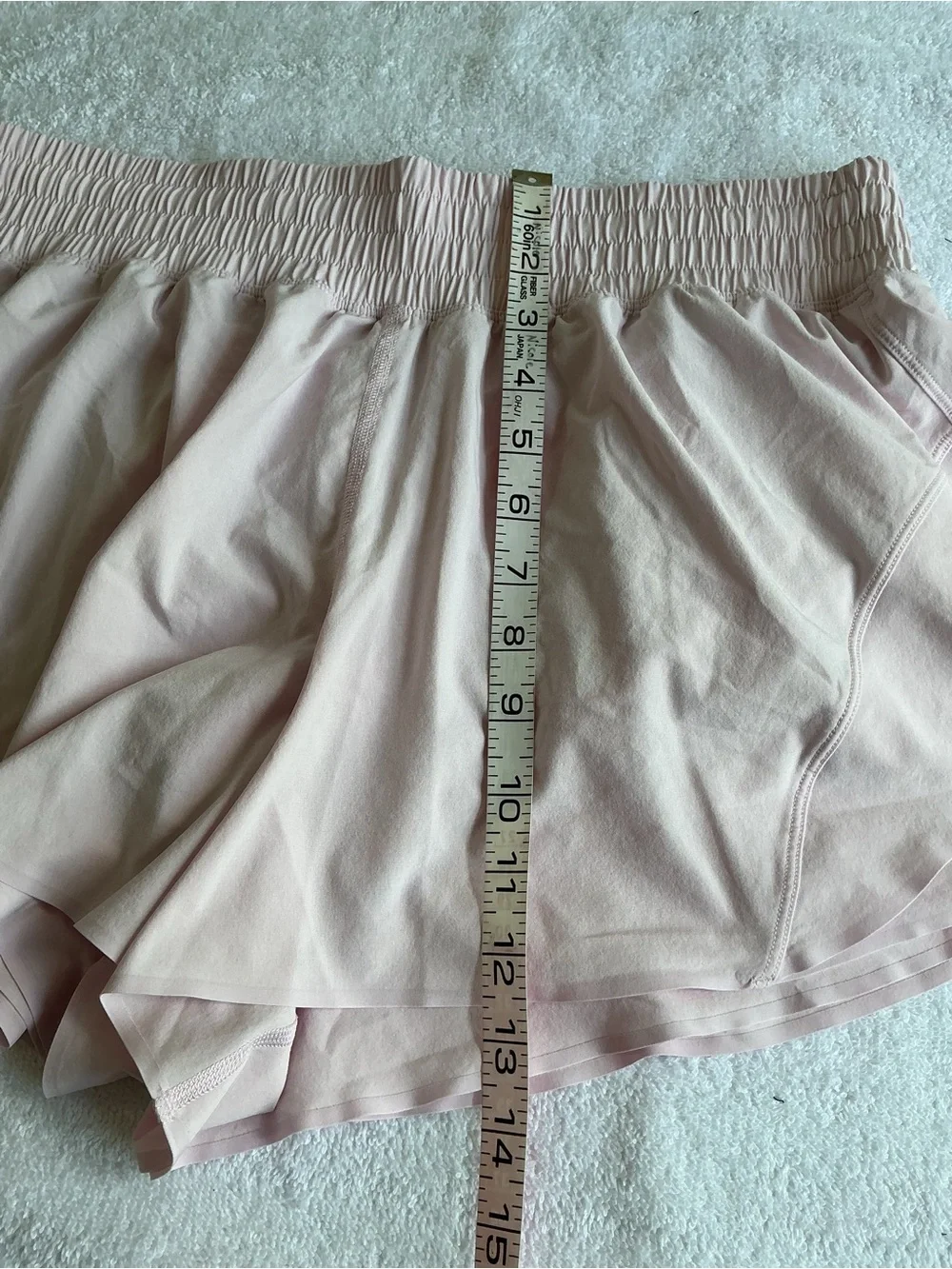 lululemon athletica Light Pink Layered Athletic Skort